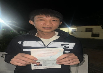 El ciudadano vietnamita Tran Van Do, fue localizado en Miguel Alemán.