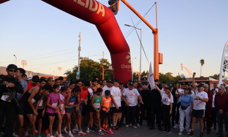 Se llevó a cabo la Tercera Carrera “Por un Tamaulipas más Seguro”.
