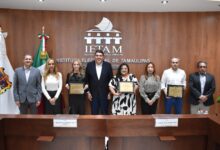 Los Consejeros Italia Aracely García López, Deborah González Díaz y Jerónimo Rivera García, concluyeron sus encargos tras siete años en el Ietam.