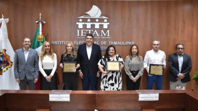 Los Consejeros Italia Aracely García López, Deborah González Díaz y Jerónimo Rivera García, concluyeron sus encargos tras siete años en el Ietam.
