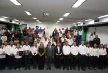 El Rector Dámaso Anaya Alvarado presidió la entrega de reconocimientos a las y los jubilados del Sindicato Único de Trabajadores de la Universidad Autónoma de Tamaulipas (SUTUAT)