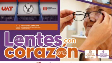 Este sábado 22 de noviembre se llevará a cabo la jornada de evaluaciones visuales y entrega gratuita de lentes.