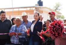 La alcaldesa Carmen Lilia Canturosas Villarreal, entregó obras de drenaje que superaron una inversión de 30 millones de pesos.