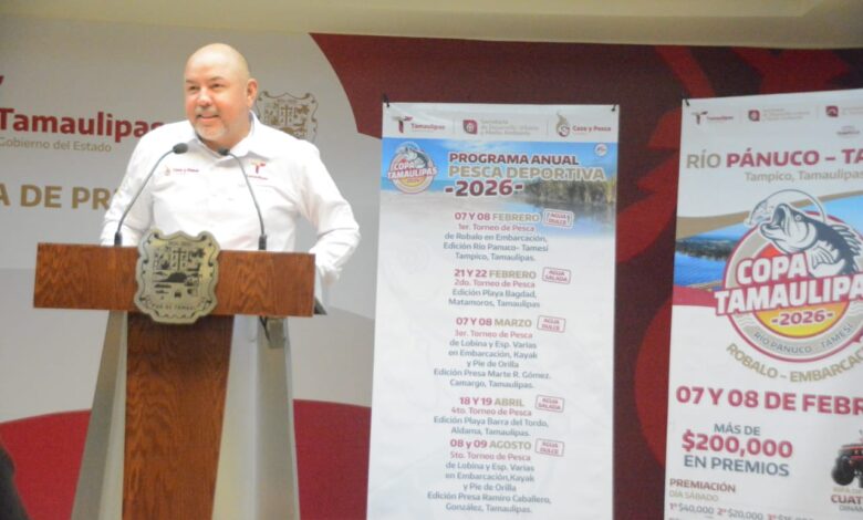 Pesca deportiva 2026 en Tamaulipas
