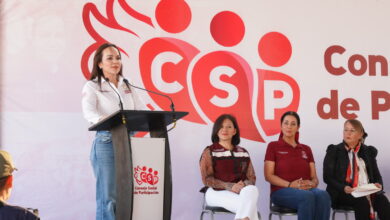 La alcaldesa Carmen Lilia Canturosas Villarreal encabezó la toma de protesta de las y los ciudadanos que conforman este organismo en Villas de San Miguel.