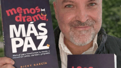 Ricky García presentara el libro: “Menos drama, más paz”.