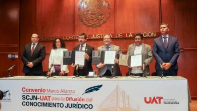 La Universidad Autónoma de Tamaulipas (UAT) y la Suprema Corte de Justicia de la Nación (SCJN) suscribieron el Convenio Marco Alianza SCJN–UAT para la Difusión del Conocimiento Jurídico.