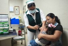 campaña de vacunación contra el sarampión en Tamaulipas