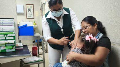 campaña de vacunación contra el sarampión en Tamaulipas