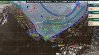Frente frio número 37 recorre el mar caribe