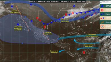 Mapa de onda de calor en México este viernes