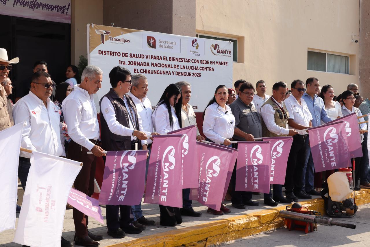 La Presidenta Municipal Patty Chío dio el banderazo de inicio a la Jornada Nacional de Fortalecimiento contra el Dengue, Zika y Chikungunya