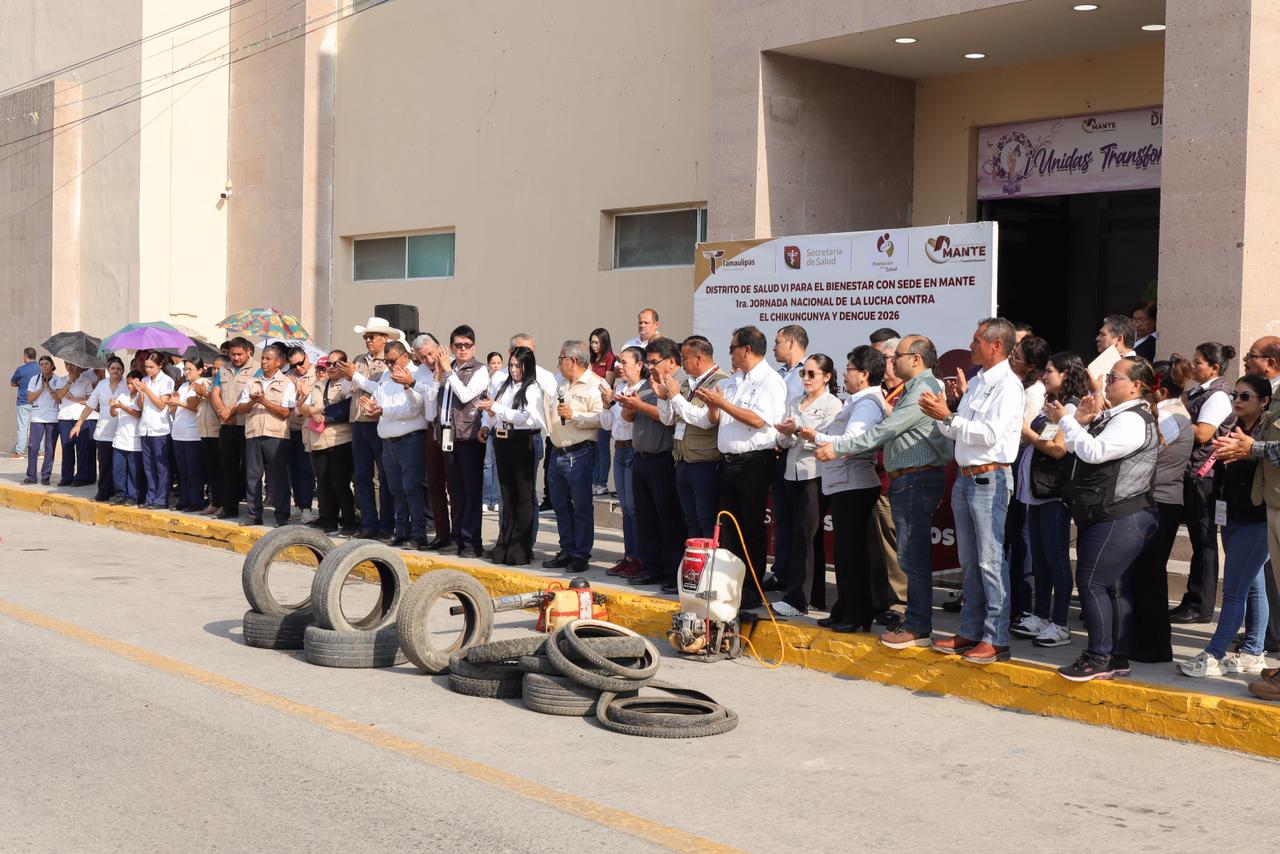 La Presidenta Municipal Patty Chío dio el banderazo de inicio a la Jornada Nacional de Fortalecimiento contra el Dengue, Zika y Chikungunya