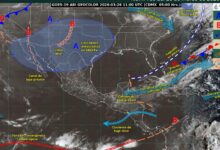 SMN anuncia lluvias en varias partes del país.