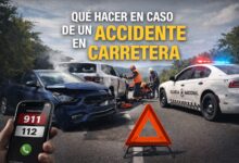 Qué hacer en caso de un accidente en carretera