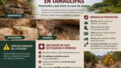 Animales venenosos en el estado de Tamaulipas.