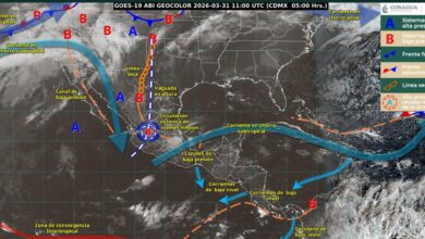 Prevén chubascos para Tamaulipas hoy.