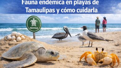 Fauna endémica de playas de Tamaulipas y cómo protegerla.