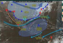 Frente frío 40 traerá lluvias y evento Norte.
