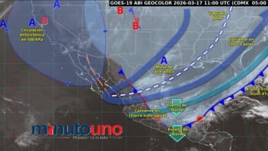 Frente frío 41 traerá lluvias