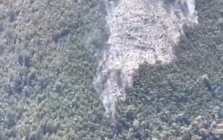 Incendio forestal en Jaumave