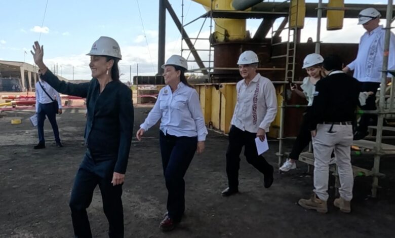 Megaproyecto petrolero entre presidenta Claudia Sheinbaum y Gobernados Americo Villareal.