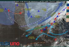 Persisten lluvias en gran parte del país tras paso del frente frío número 41.