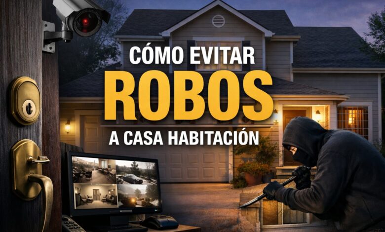 Cómo evitar robos a casas durante periodo vacacional