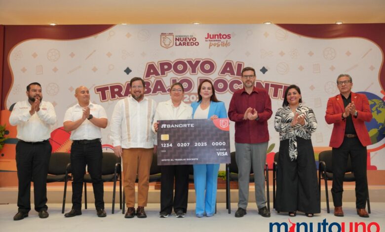 Gobierno de Nuevo Laredo crea programa apoyo al trabajo docente 2026.