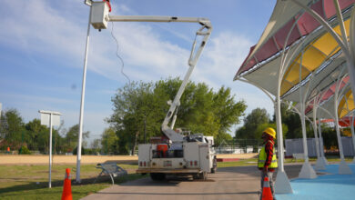 Gobierno de Nuevo Laredo Refuerza y da mantenimiento a parques y espacios públicos.