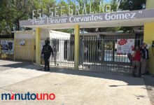 Encuentran réplica de arma en Secundaria General 7.