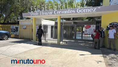 Encuentran réplica de arma en Secundaria General 7.