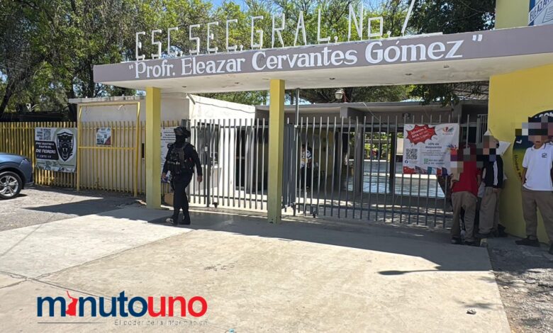 Encuentran réplica de arma en Secundaria General 7.