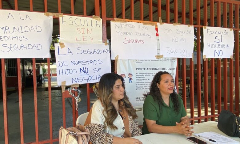 Secundaria sigue sin clases por temas de seguridad.