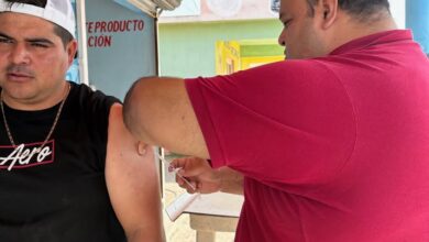 Vacunan contra el sarampión en La Pesca
