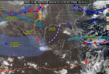 Frente frío número 46 traerá chubascos y posible caída de granizo