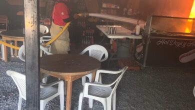 Acude cuerpo de Bomberos a reporte de incendio en col. Revolución Verde