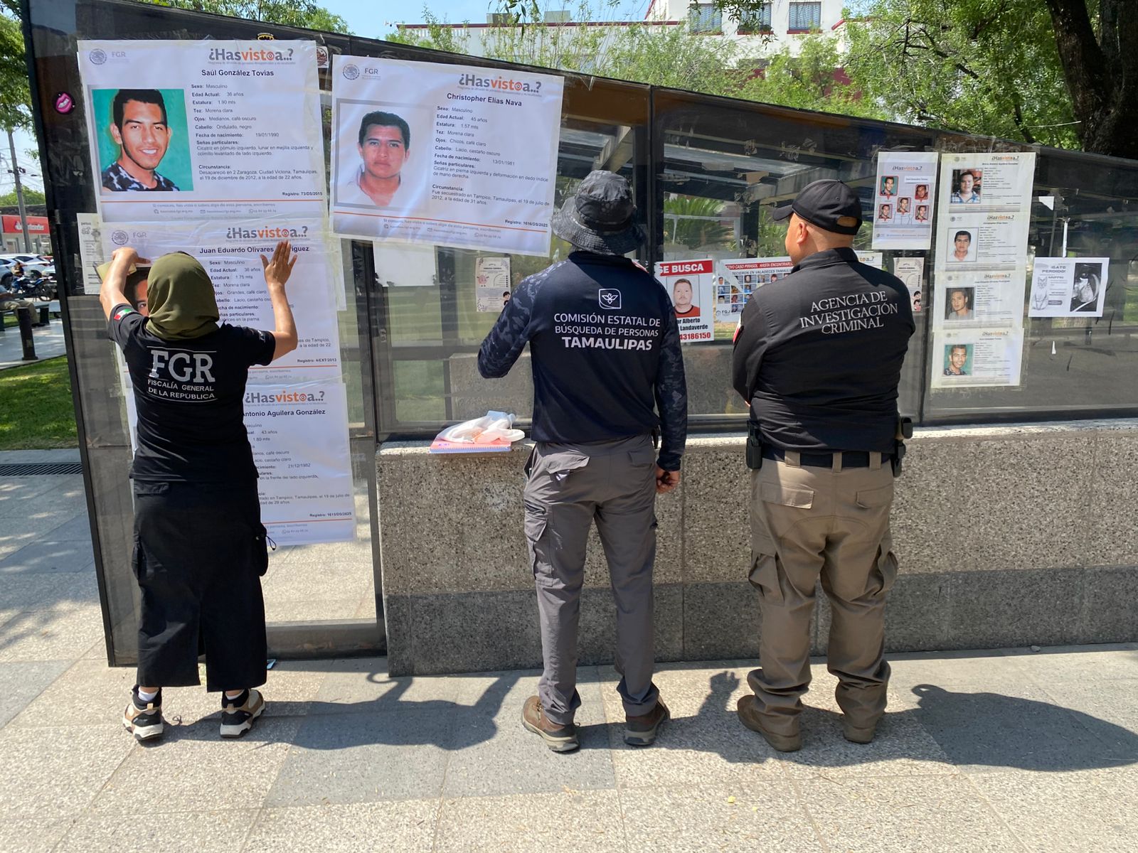 Personal de la FGR realiza diligencias de búsqueda en la ciudad