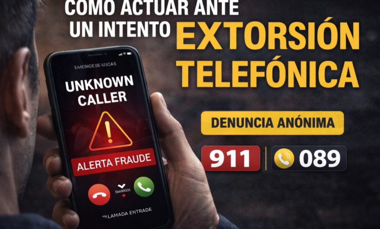 Cómo actuar ante un intento de extorsión telefónica