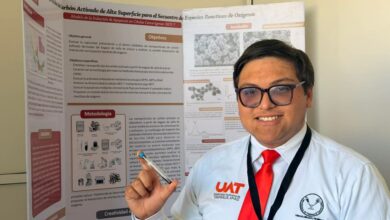 Fernando Aguiñaga Rodríguez, quien obtuvo el primer lugar nacional en el área de Ingenierías de nivel medio superior en la Feria Mexicana de Ciencias e Ingenierías (FEMECI 2026).