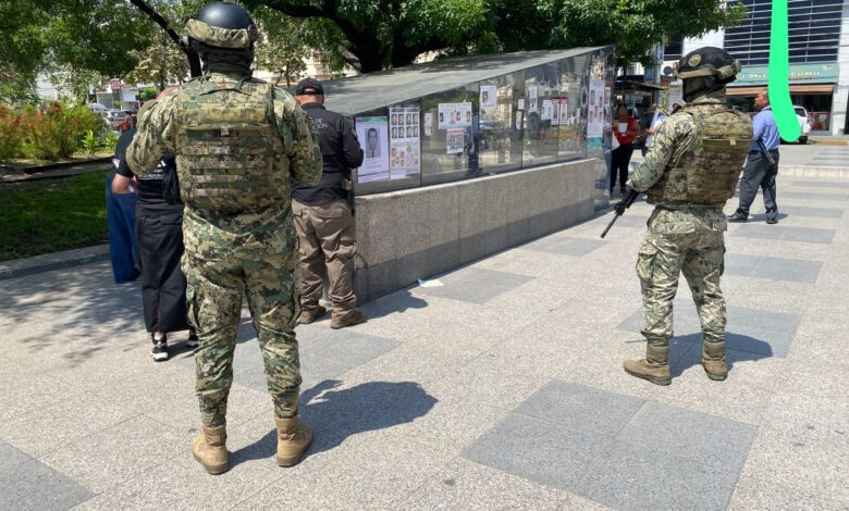 Personal de la FGR realiza diligencias de búsqueda en la ciudad