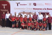 Más y mejores espacios para aprender: gobernador entregó obras en escuela de Ciudad Victoria