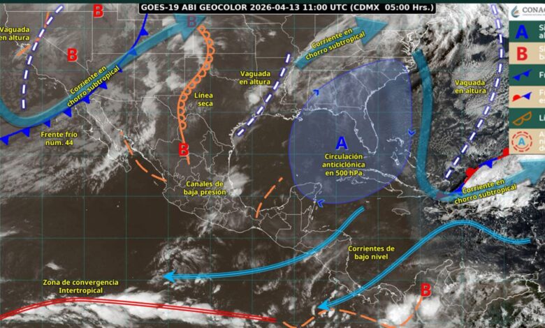 Frente frío número 44 traerá más lluvias fuertes en Tamaulipas