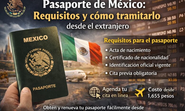 Pasaporte en México: requisitos, costo y cómo tramitarlo paso a paso en 2026