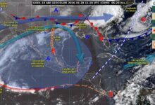 Posibles chubascos y rachas fuertes de viento en Tamaulipas
