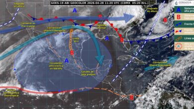 Posibles chubascos y rachas fuertes de viento en Tamaulipas