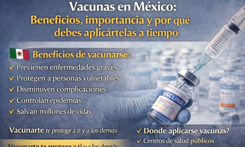 Vacunas en México: beneficios, importancia y por qué debes aplicártelas a tiempo