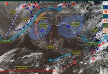 Chubascos y posibles torbellinos para el día de hoy en Tamaulipas