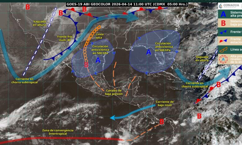 Chubascos y posibles torbellinos para el día de hoy en Tamaulipas