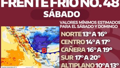 Protección Civil vigila avance del frente frío número 48 en Tamaulipas
